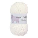 Viking garn Merino 50g - Vit (800)