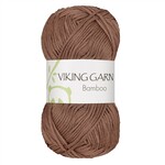 Viking garn Bamboo 50g - Ljusbrun (619)