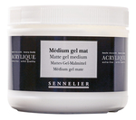 Akrylmedium Sennelier 500 Ml - Matte Gel Medium