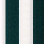Blockrandig markisväv - Mörkgrön/vit - 132 cm