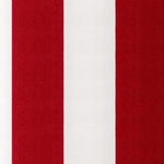 Blockrandig markisväv - Röd/vit - 132 cm