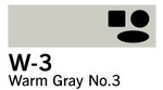 Copic Sketch - W3 - Warm Gray No.3