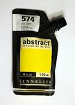 Akrylfrg Sennelier Abstract 500ml - Primary Yellow (574)