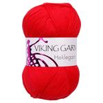 Viking garn heklegarn 12/4 100g - Rd (850)
