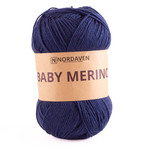 Nordaven Baby Merino - Navy Peony