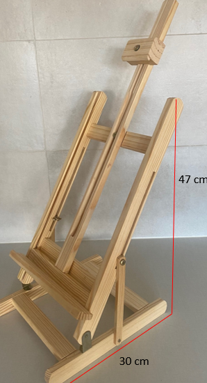 Bordstaffli - Porträtt - Stafflier, Stafflier & målartillbehör