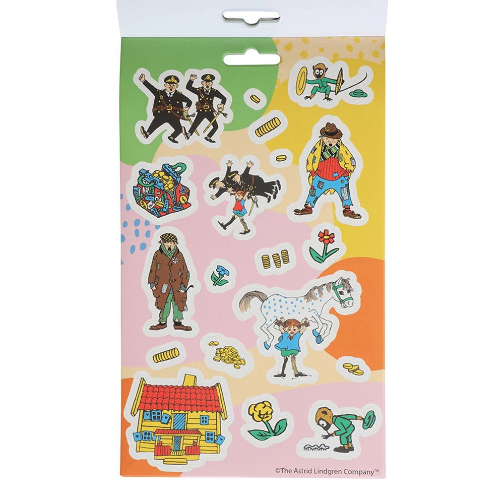 Klisterm�rkesbok Pippi L�ngstrump - 12 sidor