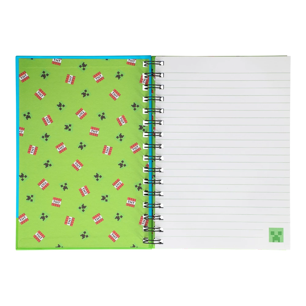 Anteckningsbok Minecraft A5 - linjerade sidor