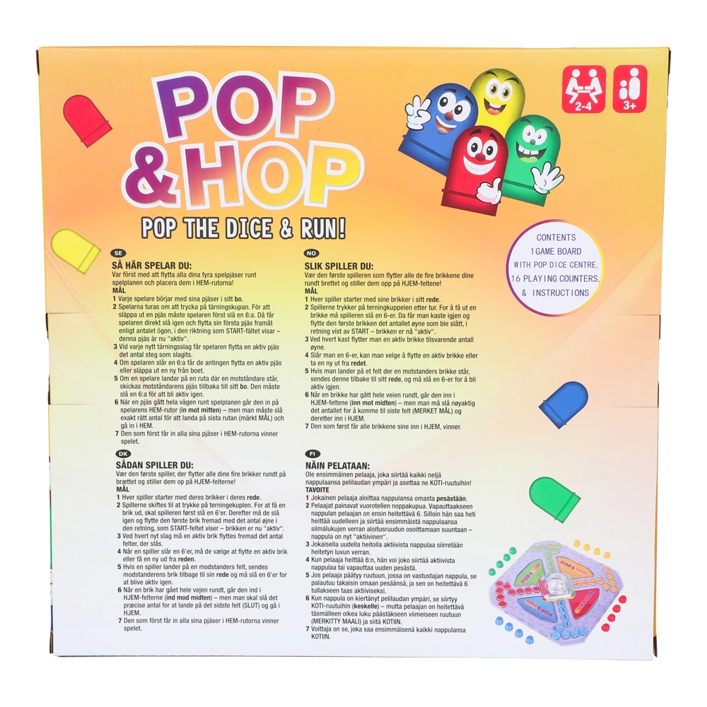 S�llskapsspel Pop & Hop Game - familjespel