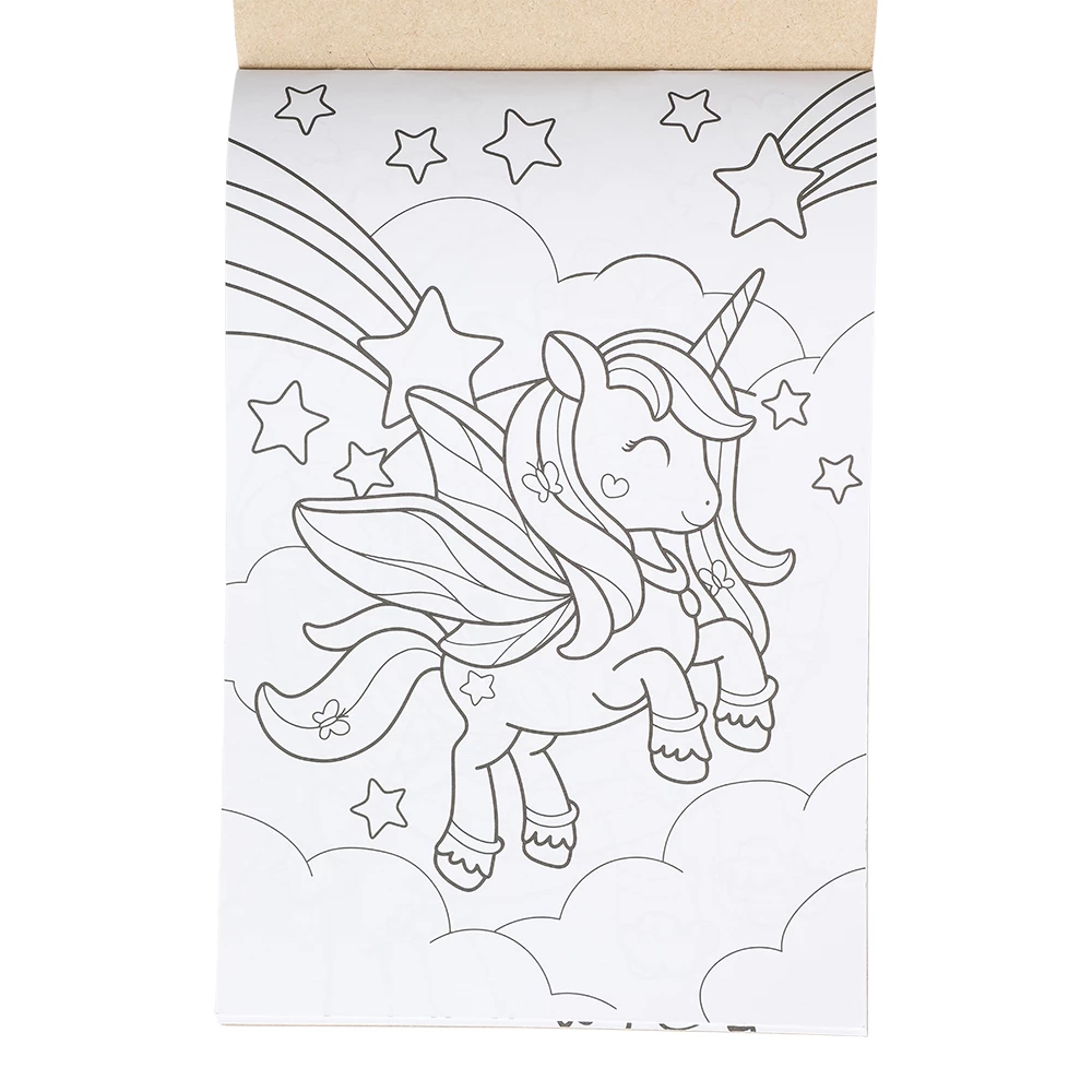 M�larset enh�rning - 2 m�larb�cker med 4 f�rgpennor