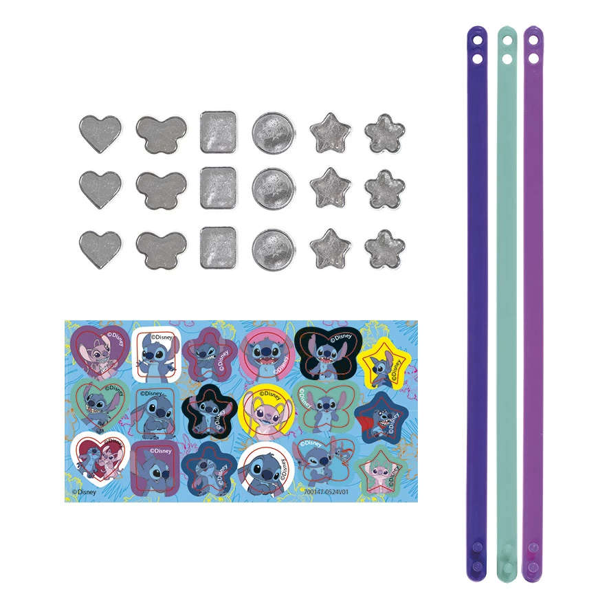 Armbandset Stitch Disney - 3 armband med 18 berlocker