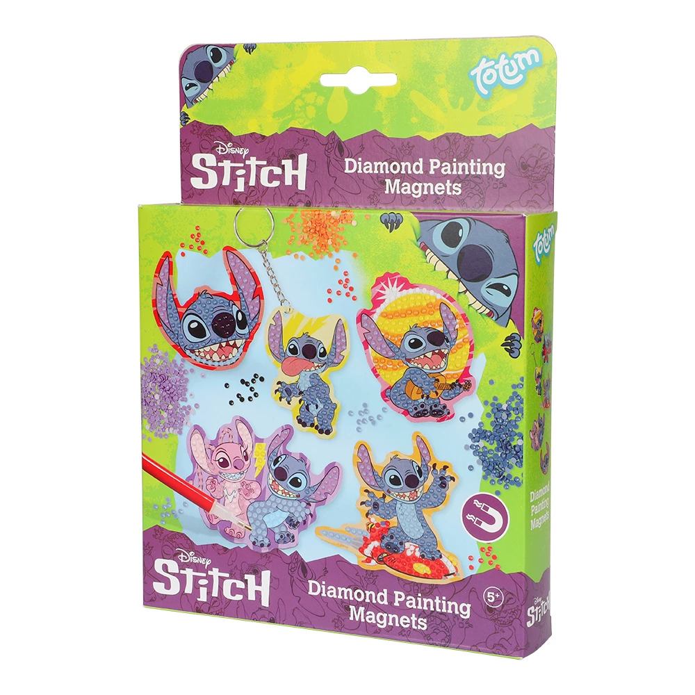 Diamond painting magnets Stitch Disney - pysselset med motiv