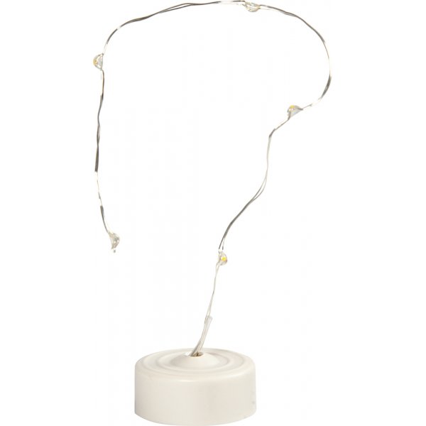 LED ljusslinga - silver - 27 cm LED ljusslinga - silver - 27 cm