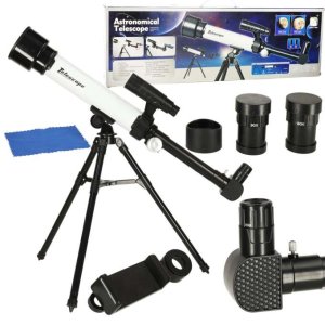 Astronomiskt teleskop f�r barn med stativ 30x/60x