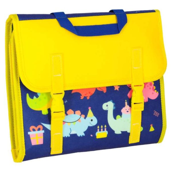 Sensorisk aktivitetstavle Dinosaurer 28 x 25 cm Blå - Rygsæktaske Sensorisk aktivitetstavle Dinosaurer 28 x 25 cm Blå - Rygsæktaske