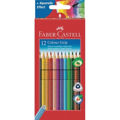 Akvarellblyanter Faber-Castell Color Grip 2001 - 12 blyanter