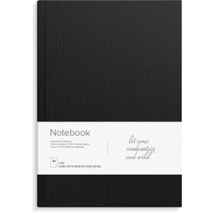 Notebook - Svart - Fret A4