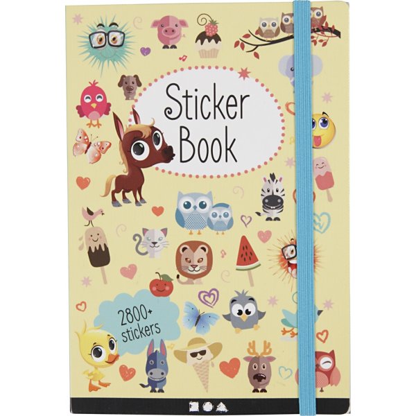 Bok med stickers Bok med stickers