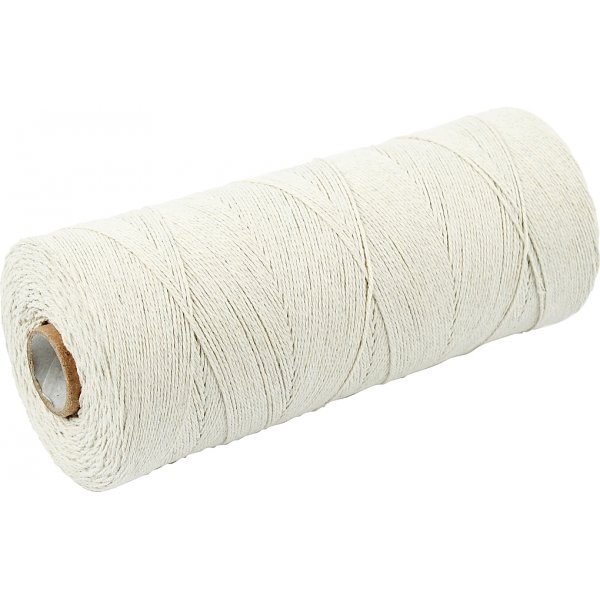 Knytgarn - ljusnatur - 250 g Knytgarn - ljusnatur - 250 g