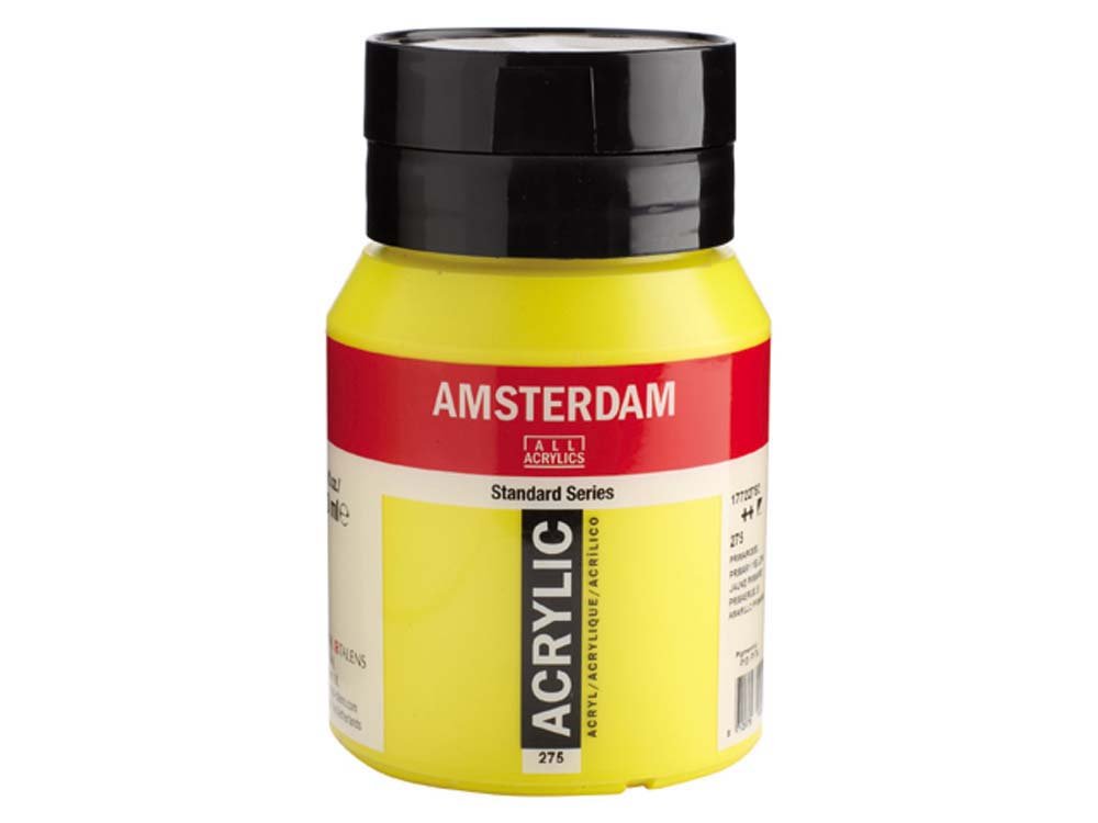 Amsterdam Akrylmaling 500 ml - Primær Gul - Akrylfarver, Kunstnerfarver