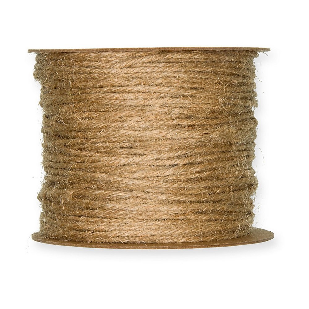 Jutesnor 2 mm 50 m - Natur - Jutesnøre, Snor, Tekstilbånd & snor