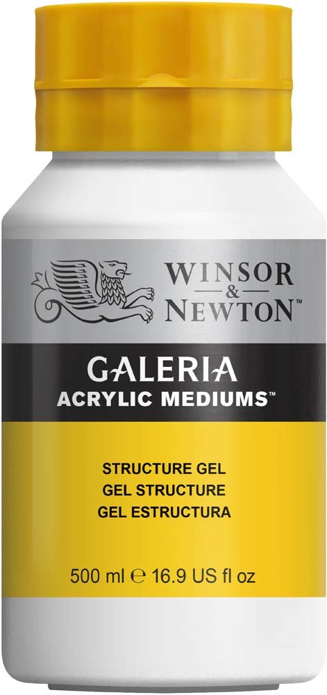 Akryl medium W&N Galeria - Strukturel gel 500 ml - Akrylmedier, Malermedium, Fernis og kunstner medier til kunstmaling