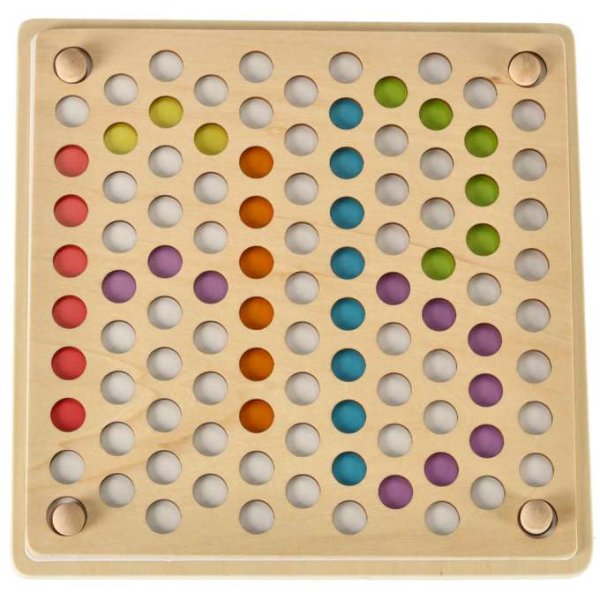 Pedagogiskt kulmosaikpussel 77 delar - Trä Pedagogiskt kulmosaikpussel 77 delar - Trä