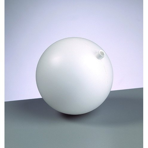 Havekugle Ø120 mm - Hvid - Plastkugler, Plastartikler, Dekorationsrammer, Hobbymateriale, Håndværk