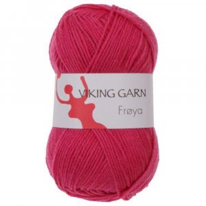 Viking garn Frya 50g - Rosa (263)