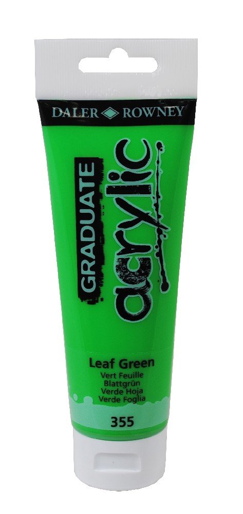 Akrylfärg Graduate 120 ml - Leaf Green - Akrylfärger, Konstnärsfärger