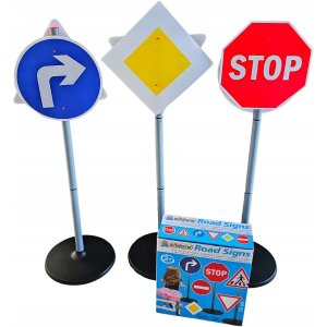 Trafikskyltar set XXL 6 skyltar 72 cm - Alldoro