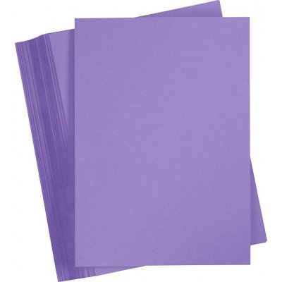 Farget papp - lilla - A4 - 180 g - 100 ark