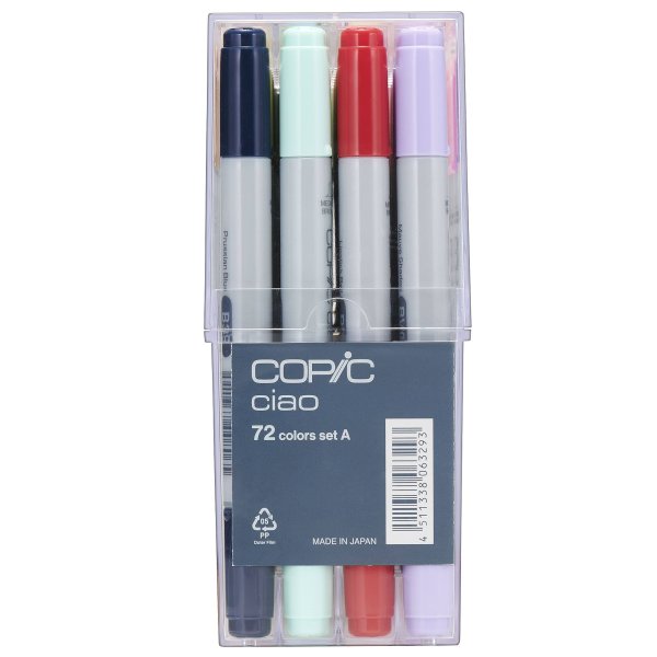 Copic Ciao set - 72 pennor - Set A