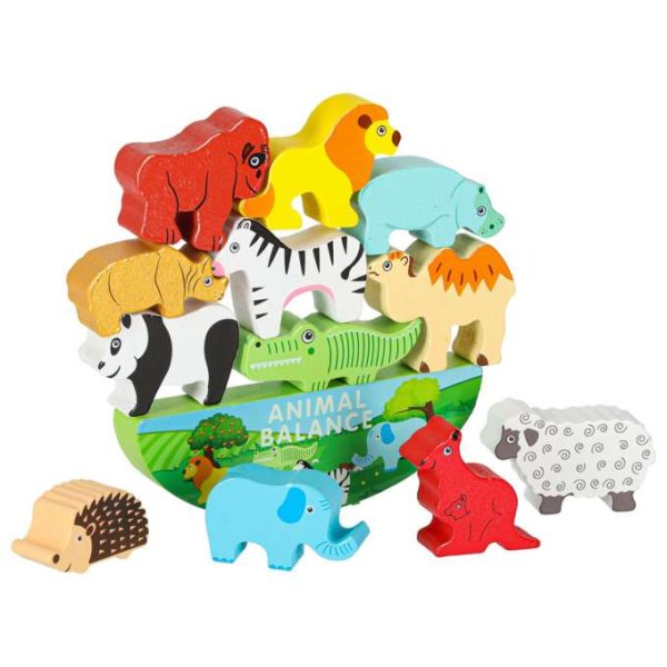 Balansspel Safari Djur Tr� 12 x 1,5 x 4 cm