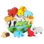Balansspel Safari Djur Tr� 12 x 1,5 x 4 cm