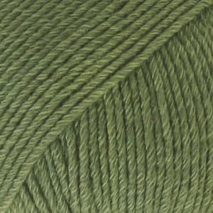 DROPS Cotton Merino Uni Colour garn - 50g - Skogsgrön (11) DROPS Cotton Merino Uni Colour garn - 50g - Skogsgrön (11)