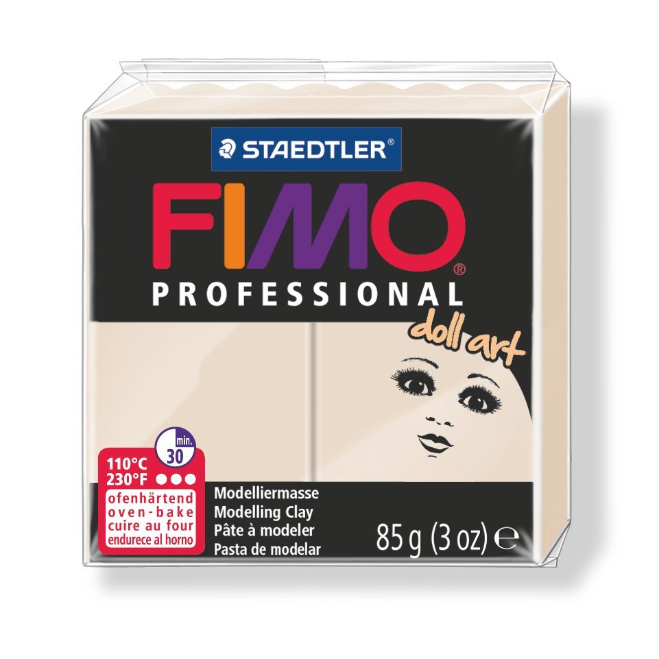 Modellervoks Fimo Doll Art Professional 85 g - Beige - Fimolera, Modellere, Hobbyartikler til børn, Hobbymateriale, Håndværk