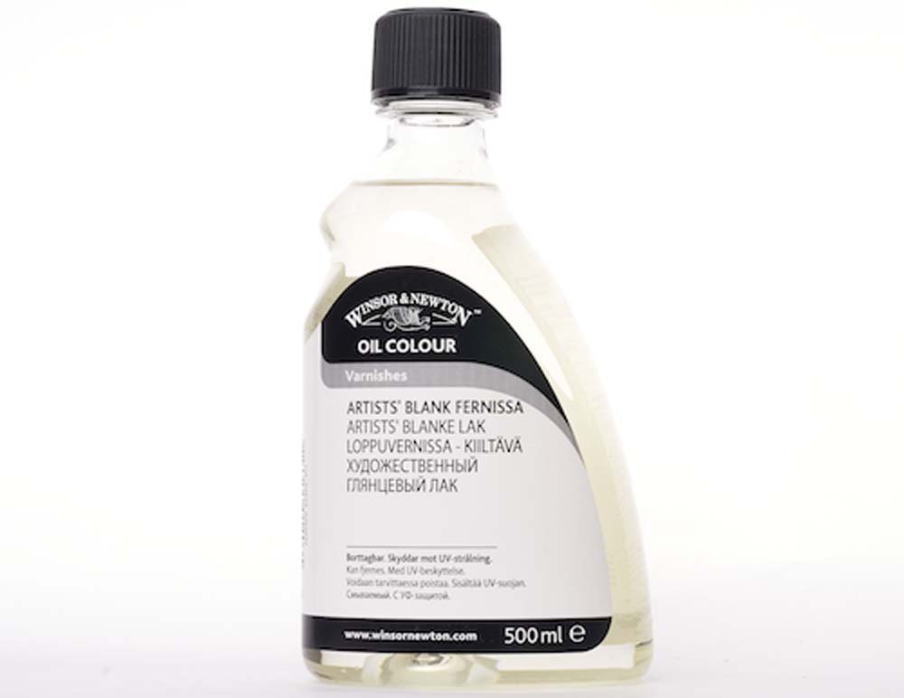Fernis W&N Artists Blank - 500 ml - Medium til oliemaling, Malermedium, Fernis og kunstner medier til kunstmaling