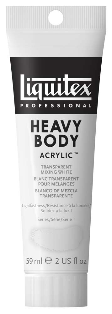 Akrylfärg Heavy Body Liquitex 59 ml - 430 Transparent mixing white - Akrylfärger, Konstnärsfärger