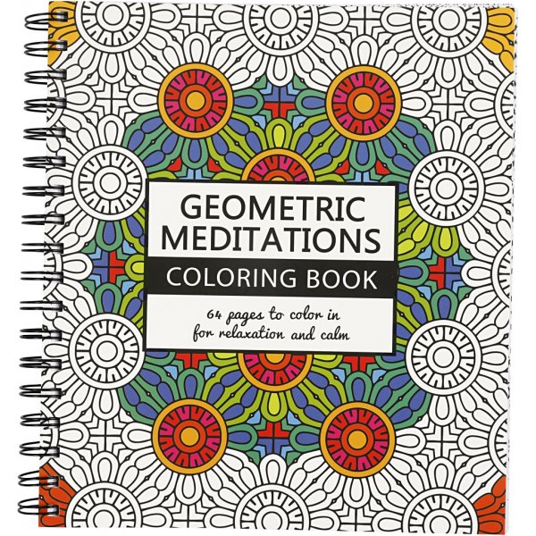Antistress målarbok - geometri Antistress målarbok - geometri