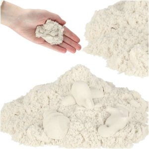 Magisk leksand - 1 kg - Vit