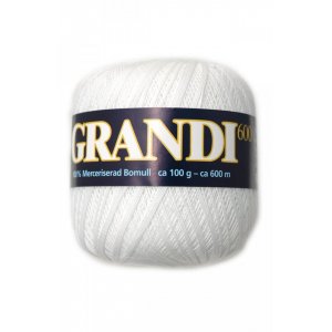 Grandi garn - 100 g - Hvid (1101)