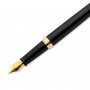 Fyllepenn Waterman Hmisphre - Black Gold Trim - Medium Blue