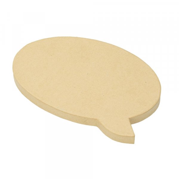 Hndverksramme Veggskilt Snakkeboble Oval - 20x18x1,5 cm
