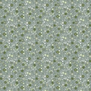 Vaxduk med Miniblomma motiv - Gr�n