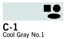 Copic Ciao - C-1 - Cool Grey No. 1 - Tuschpenne, Penne, Penne, kridt & tusch