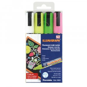 Markeringspenne ZIG Illumigraph PMA-510 6mm 4 stk.