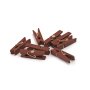 Magnethållare i brun plast, 35 mm, 8-pack Magnethållare i brun plast, 35 mm, 8-pack