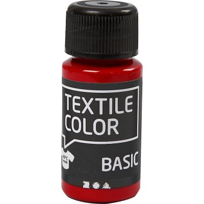 Tekstilfarve tekstilfarve - rd - 50 ml