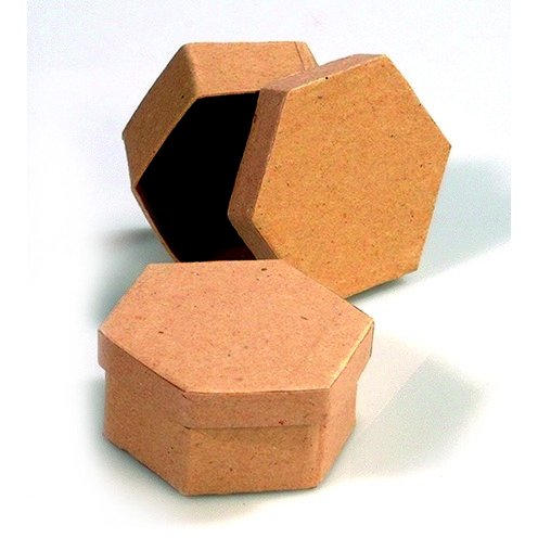 Liten ask 7 - 8 x 4 cm - sexhrnig